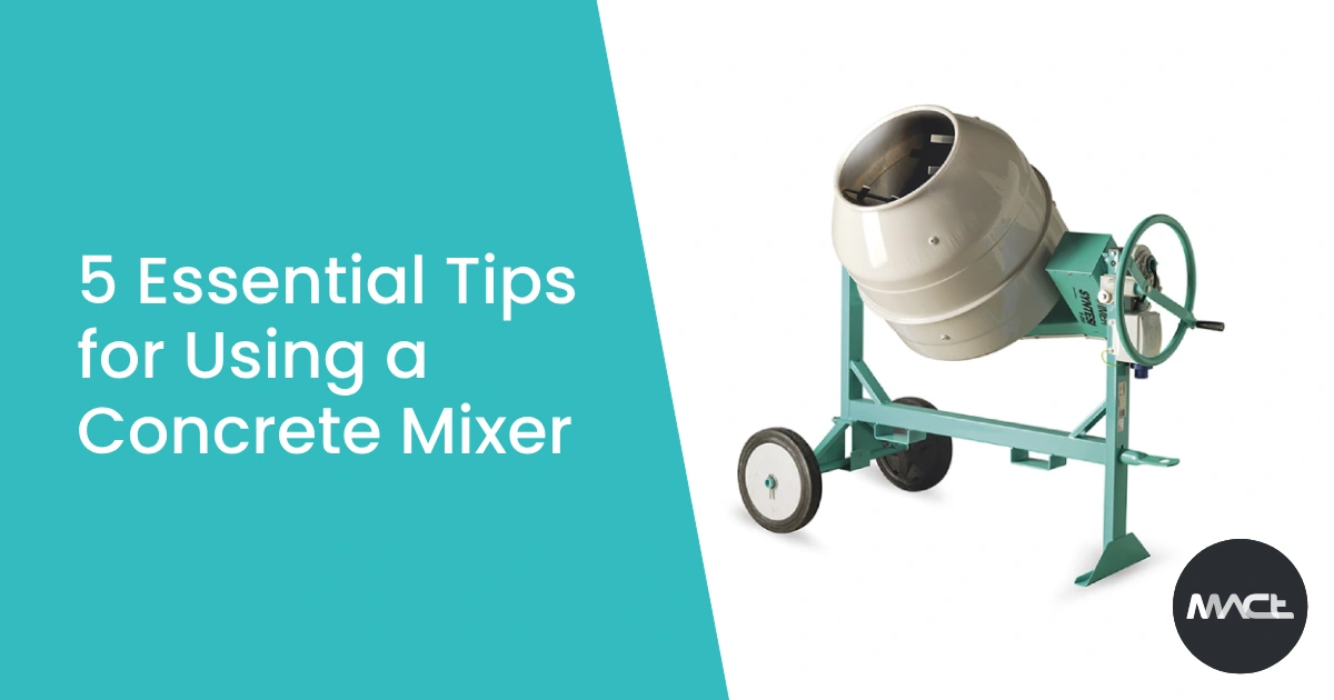 5 Essential Tips for Using a Concrete Mixer image