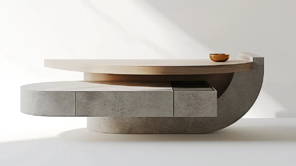 Custom Edges and Shapes Concrete Benchtop image